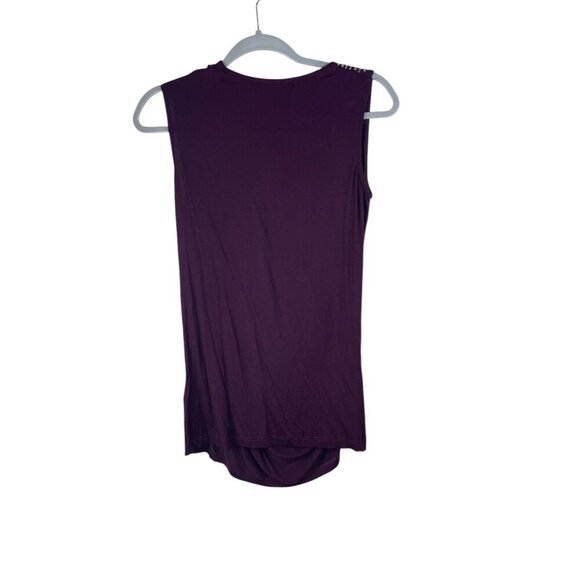 Velvet By Graham & Spencer Womens Embellished Sleeveless Top M - Plum Purple - Picture 5 of 8